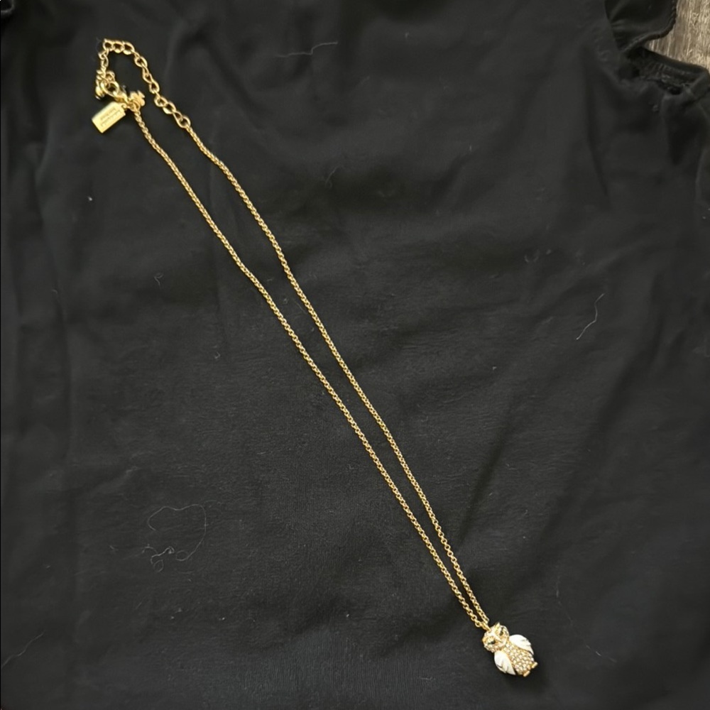 Kate Spade Gold Owl Necklace